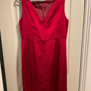 Red Sleeveless Dress
